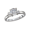 Orbelle Diamond Semi-Mount Engagement Ring in 14K White Gold