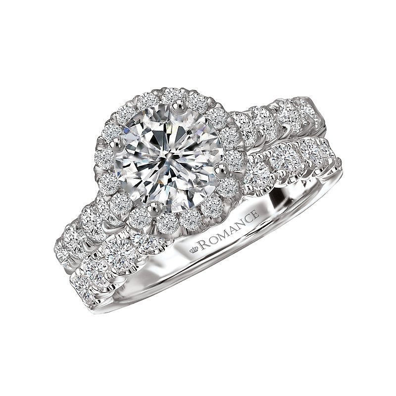 Orbelle Halo Semi-Mount Diamond Ring with Lab Grown Diamonds