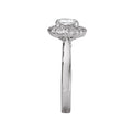 Orbelle Halo Semi-Mount Diamond Ring in 14K White Gold with Lab Grown Diamonds