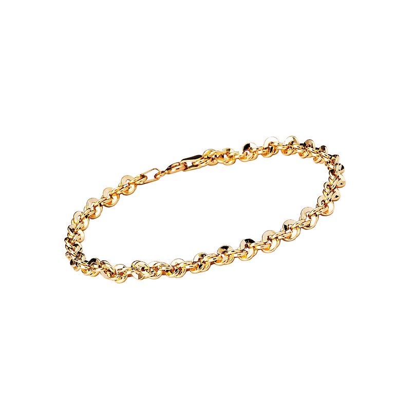 Luxora 14K Yellow Gold Link Bracelet - Italian Fashion Jewelry