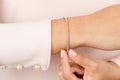 2 Prong Brilliant Round Diamond Tennis Bracelet with 9.24 ct.(finished) 4.2mm - Luxury Time NYC