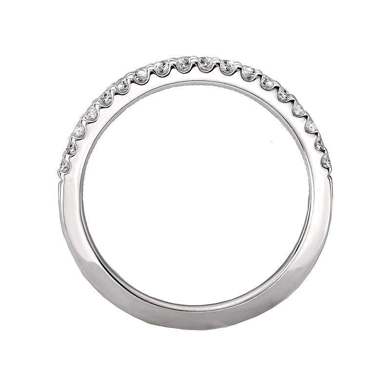 Orbelle 14K White Gold Diamond Wedding Band - Round Cut