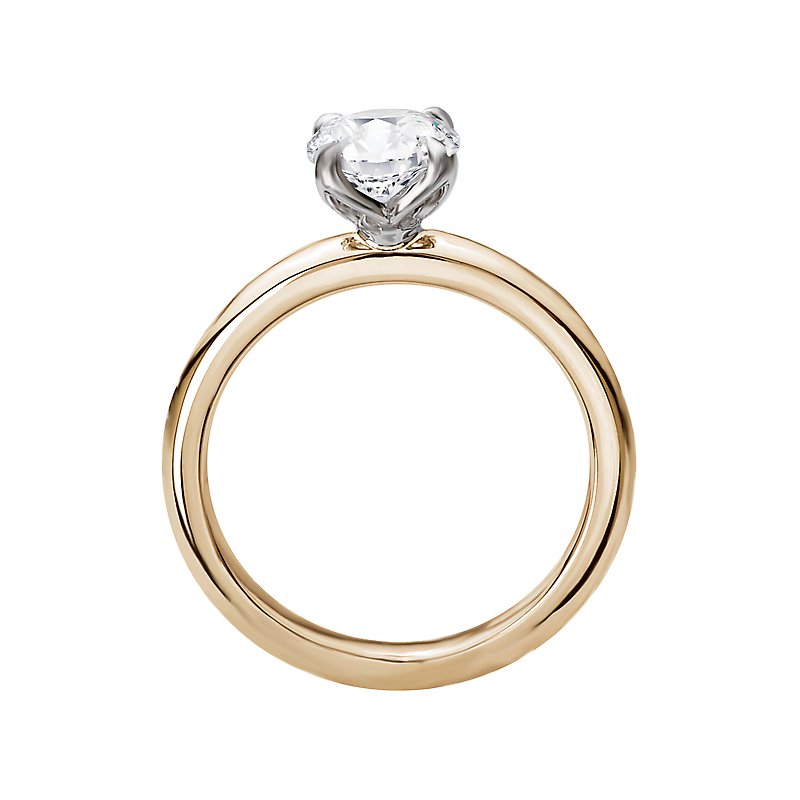 Kim Classics Solitaire Diamond Ring | 14kt Yellow Gold Semi-Mount