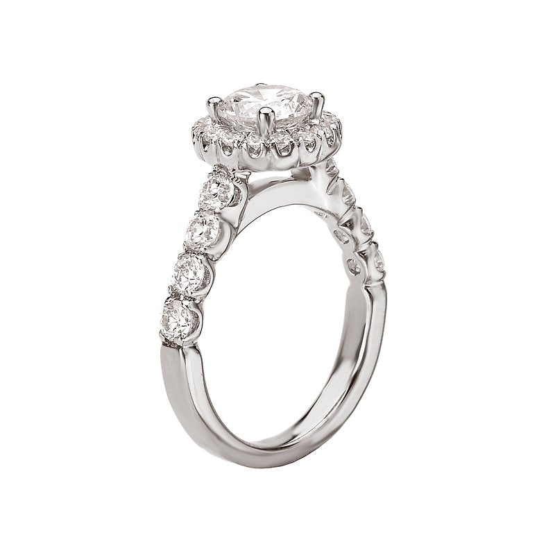 Orbelle Halo Semi-Mount Diamond Ring with Lab Grown Diamonds