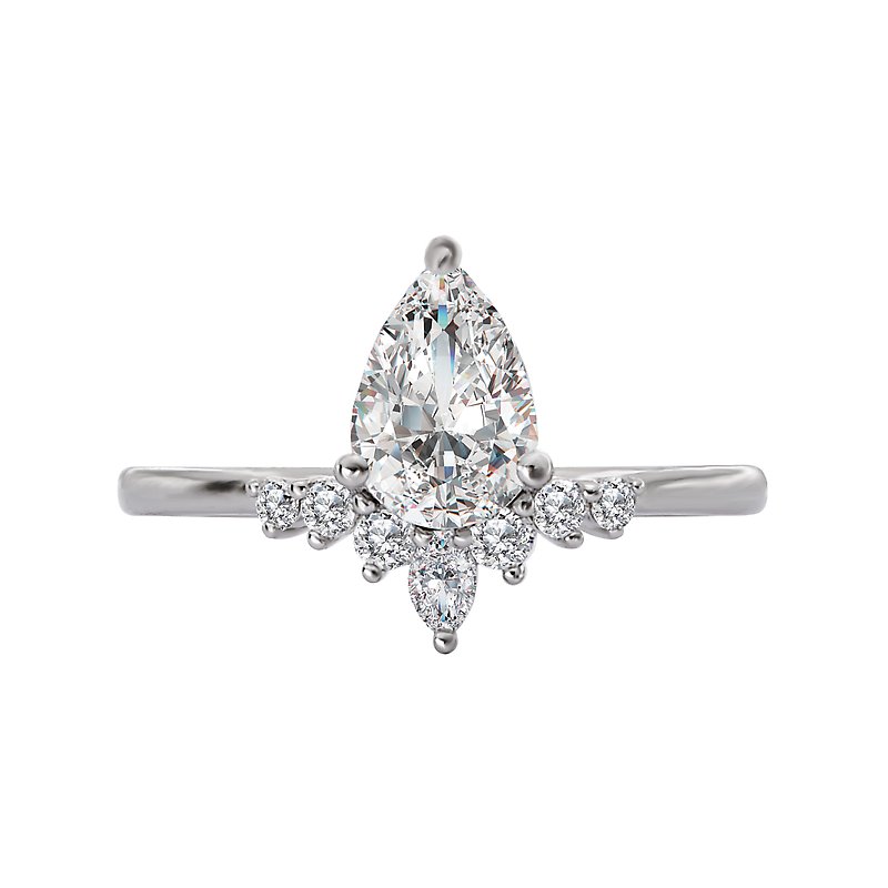 Orbelle Lab Grown Diamond Marquise Semi-Mount Engagement Ring