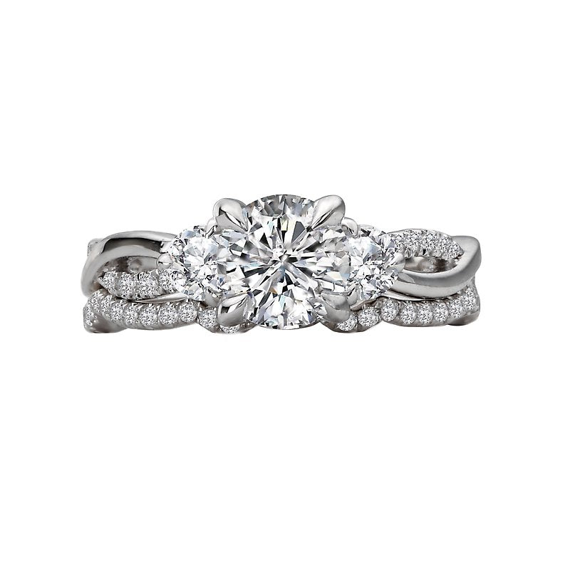 Orbelle Lab Grown Diamond Bandora Semi-Mount Diamond Ring