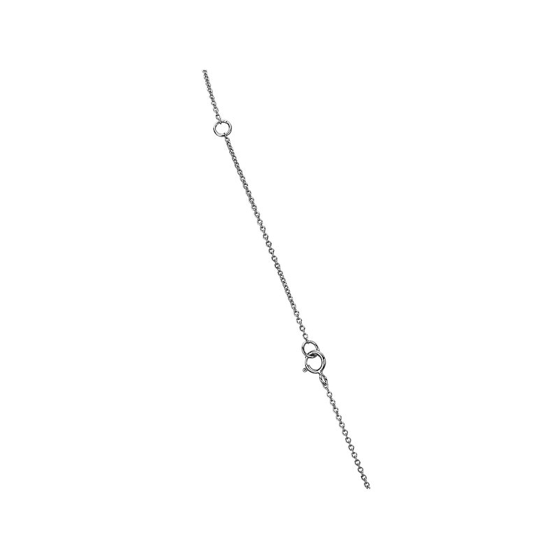 Luxora 14K White Gold Adjustable Lariat Diamond Necklace