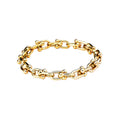 Luxora 14K Yellow Gold U Link Bracelet - Italian Fashion Jewelry