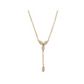 Luxora 14K Yellow Gold Diamond Lariat Necklace