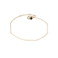 Luxora Italian 14kt Gold Bar Chain Bracelet | Adjustable Length