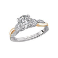 Orbelle Bandora 14K Gold Diamond Engagement Ring Semi-Mount