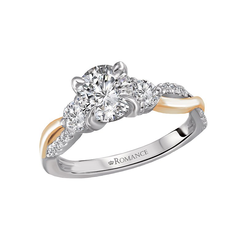 Orbelle Bandora 14K Gold Diamond Engagement Ring Semi-Mount