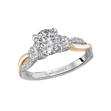 Orbelle Bandora 14K Gold Diamond Engagement Ring Semi-Mount