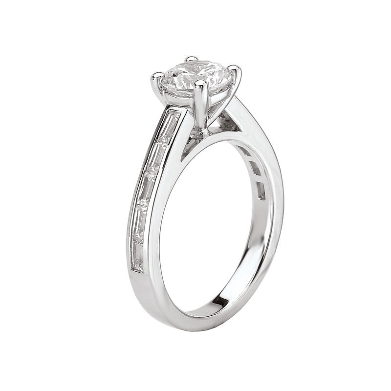 Orbelle 14K White Gold Semi-Mount Diamond Ring