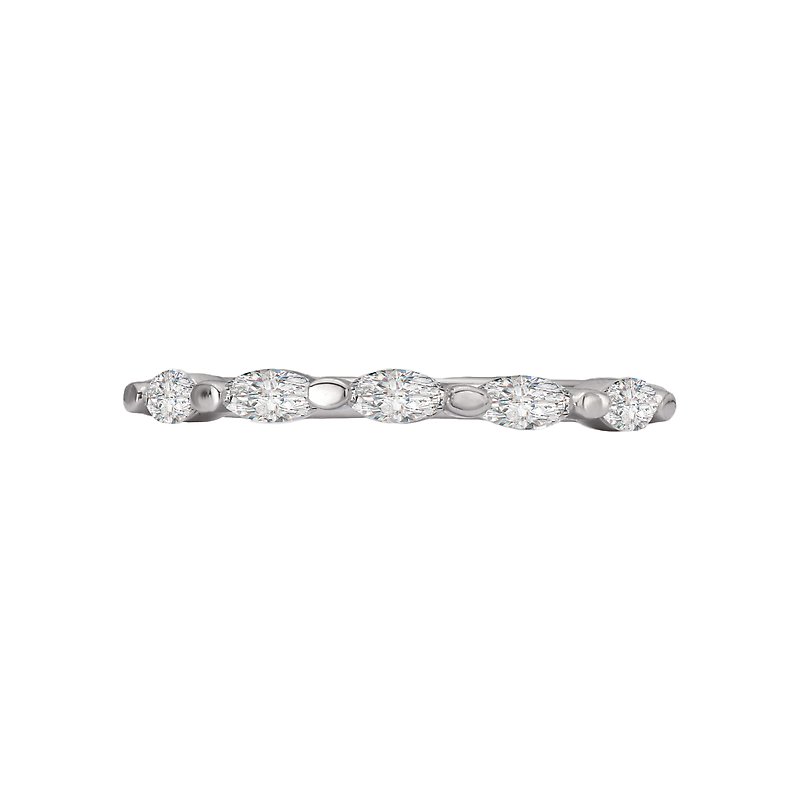 Orbelle Lab Grown Diamond Wedding Band in 14K White Gold