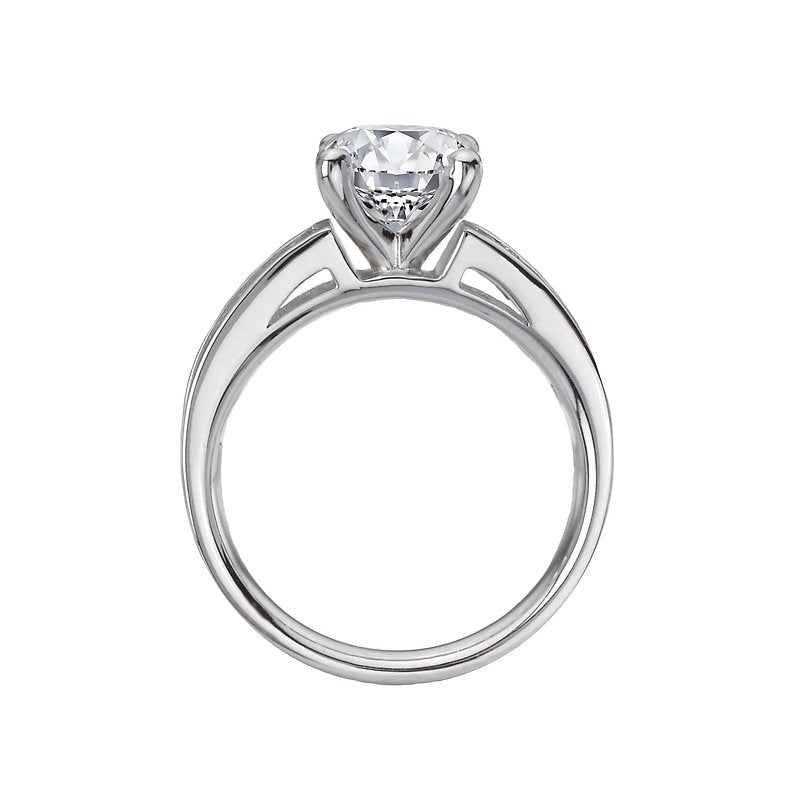 Orbelle Lab Grown Diamond Engagement Ring | Bandora 14K White Gold Oval Semi-Mount