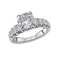 Bandora 14K White Gold Semi-Mount Diamond Ring for Engagement