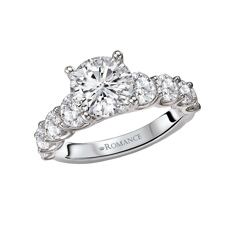 Bandora Orbelle 14K White Gold Semi-Mount Lab Grown Diamond Ring