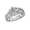 Orbelle Lab Grown Diamond Split Shank Semi-Mount Diamond Ring