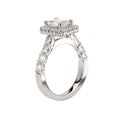 Orbelle Halo Semi-Mount Lab Grown Diamond Ring in 14K White Gold