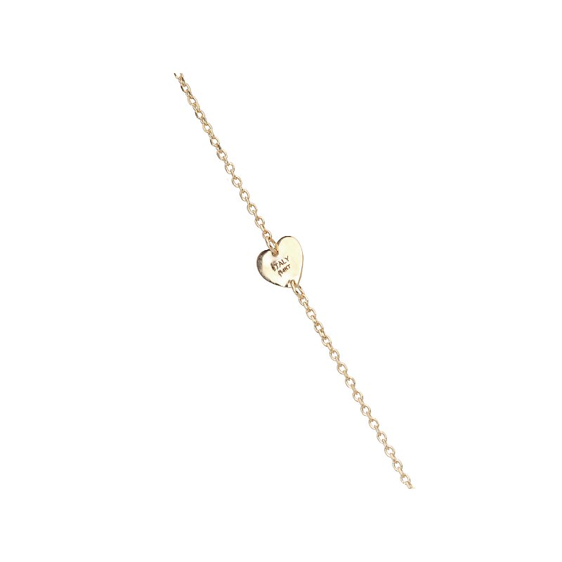 Luxora Italian 14kt Gold Heart Necklace | Toggle Clasp | Adjustable Length