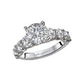 Bandora White Gold Semi-Mount Diamond Engagement Ring