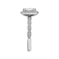 Orbelle Halo Semi-Mount Lab Grown Diamond Ring in 18K White Gold