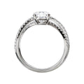 Orbelle Lab Grown Diamond Criss-Cross Semi-Mount Engagement Ring