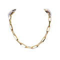 Luxora 14K Yellow Gold Paperclip Link Necklace - Chic Fashion Jewelry
