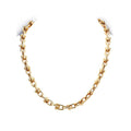 Luxora 14K Yellow Gold U Link Necklace - Italian Fashion Jewelry