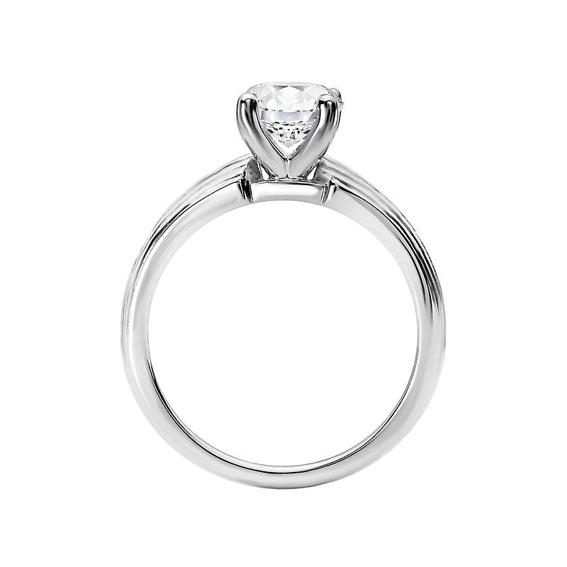 Orbelle Diamond Solitaire Semi-Mount Engagement Ring in 14K White Gold
