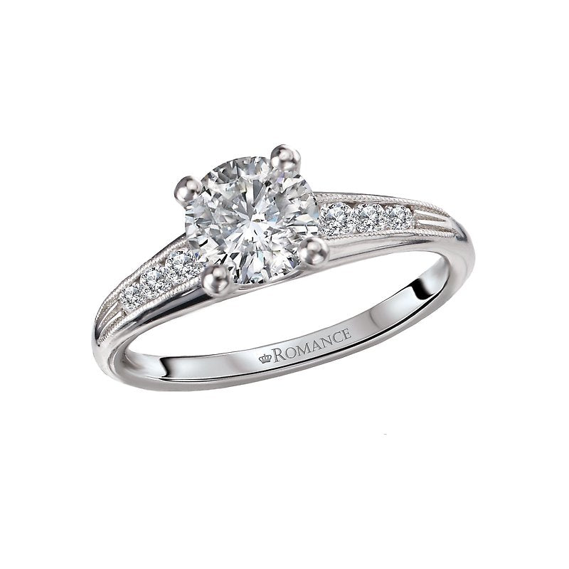 Orbelle 14K White Gold Diamond Engagement Ring