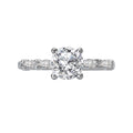 Bandora 14K White Gold Semi-Mount Diamond Ring for Orbelle - Lab Grown Diamond