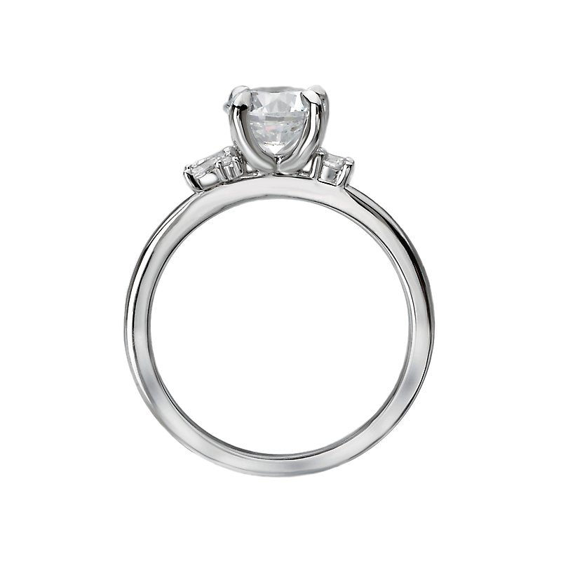 Orbelle Diamond Semi-Mount Engagement Ring in 14K White Gold