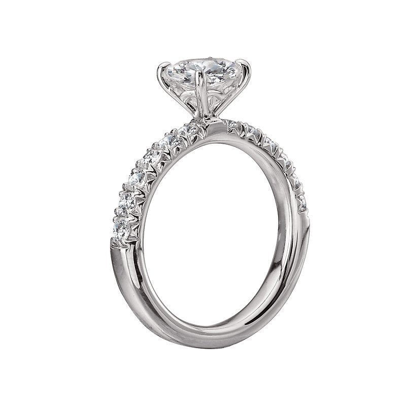 Orbelle 14K White Gold Diamond Engagement Ring Semi-Mount