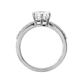 Orbelle White Gold Lab Grown Diamond Solitaire Semi-Mount Engagement Ring