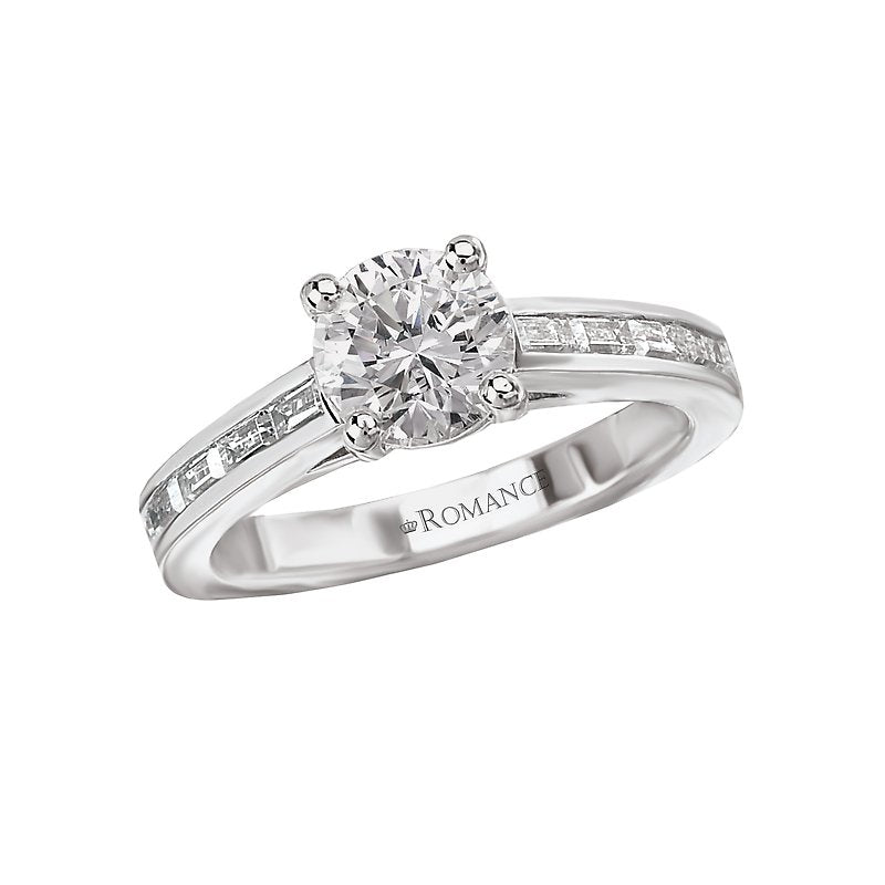 Orbelle 14K White Gold Semi-Mount Diamond Ring