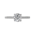 Orbelle Lab Grown Diamond Peg Head Semi-Mount Diamond Ring