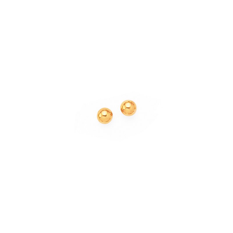Aurenza Classics 14K Yellow Gold Ball Stud Earrings