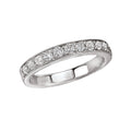Aurenza Classics 14K White Gold Diamond Wedding Band - Round Cut 1/2 Carat Total Weight