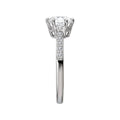 Orbelle White Gold Lab Grown Diamond Solitaire Semi-Mount Engagement Ring