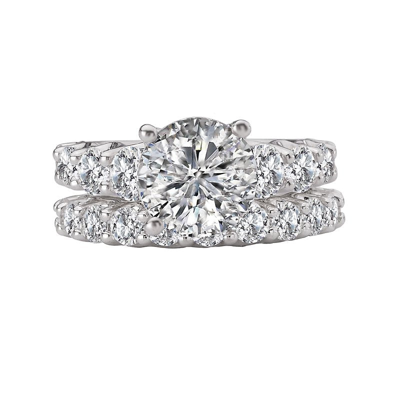 Orbelle Bandora Semi-Mount Lab Grown Diamond Ring in 14K White Gold