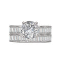 Orbelle Lab Grown Diamond Engagement Ring - Bandora 14K White Gold Semi-Mount