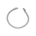 Chic Lab Grown Oval Diamond Bracelet in 14K White Gold
