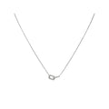 Luxora 14K White Gold Diamond Lariat Necklace