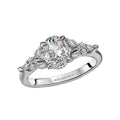 Orbelle 14K White Gold Marquise and Round Diamond Semi-Mount Engagement Ring