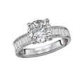 Orbelle Lab Grown Diamond Engagement Ring - Bandora 14K White Gold Semi-Mount