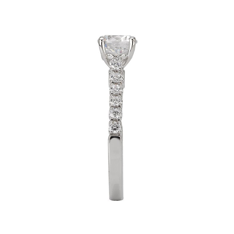 Bandora Orbelle Lab Grown Diamond Semi-Mount Engagement Ring in 14K White Gold