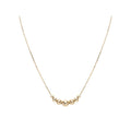 Luxora Italian 14kt Yellow Gold Bead Necklace | Adjustable Lariat Style