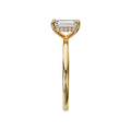 Orbelle Hidden Halo Lab Grown Diamond Engagement Ring in 14K Yellow Gold